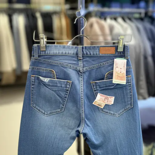 不要把钱浪费在设计师牛仔裤上。