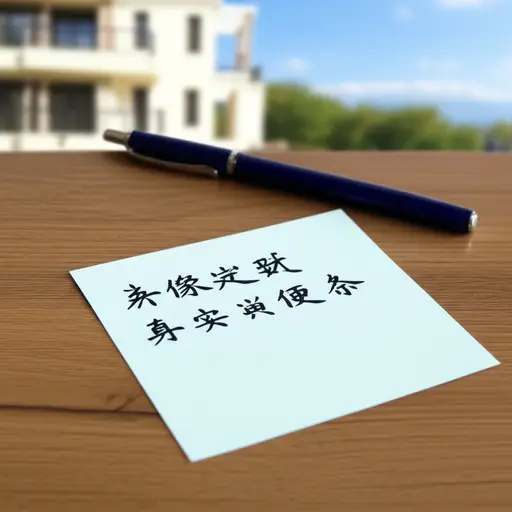 这是一封简短的便条，告诉你我的新房子。