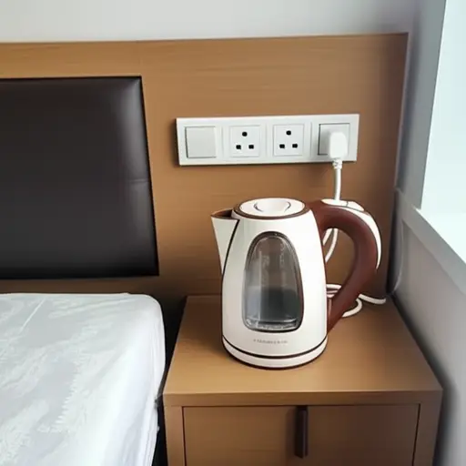 如果我的卧室里有一个电热水壶，我就不需要去厨房了。