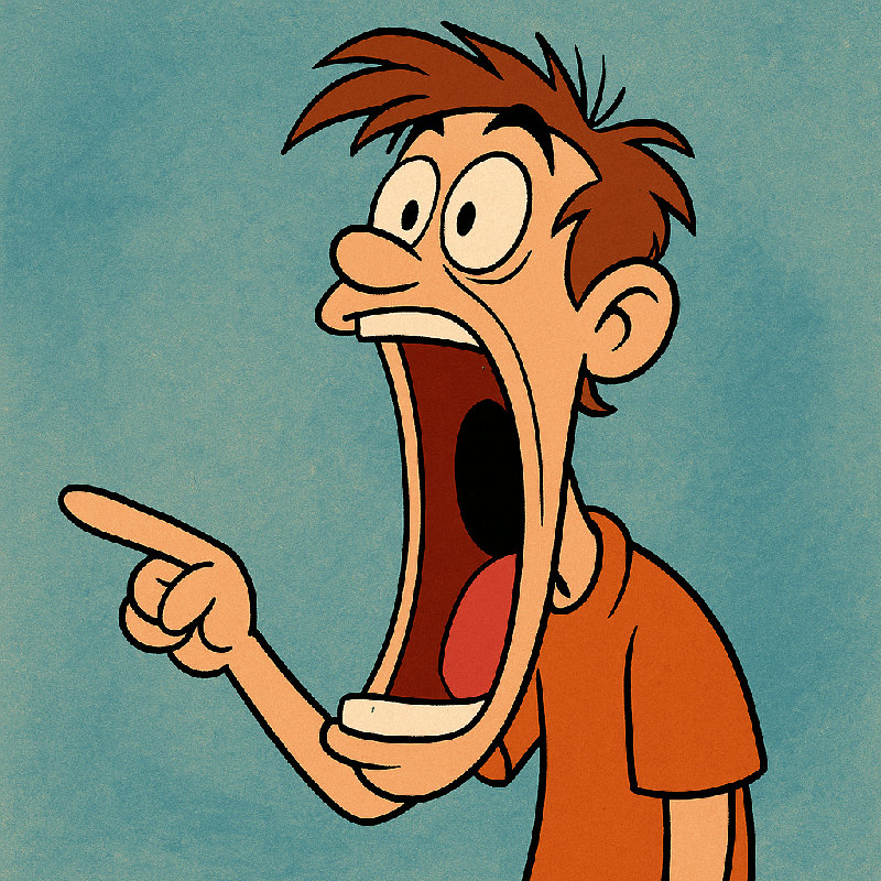 他看到这一幕的时候惊讶得下巴都掉了。