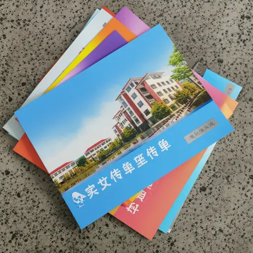 这些传单包含了关于学校的一些基本信息。