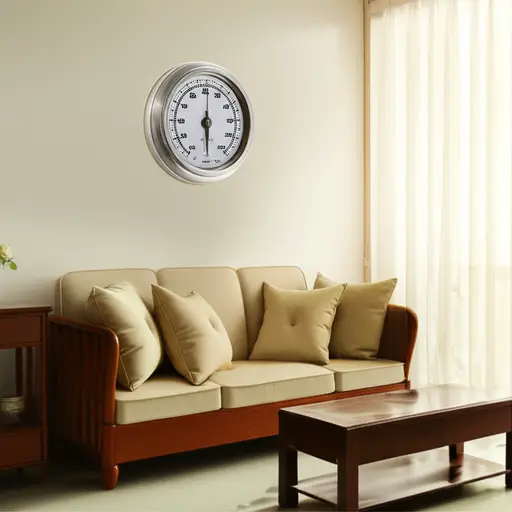 舒适的房间温度大约为72华氏度。