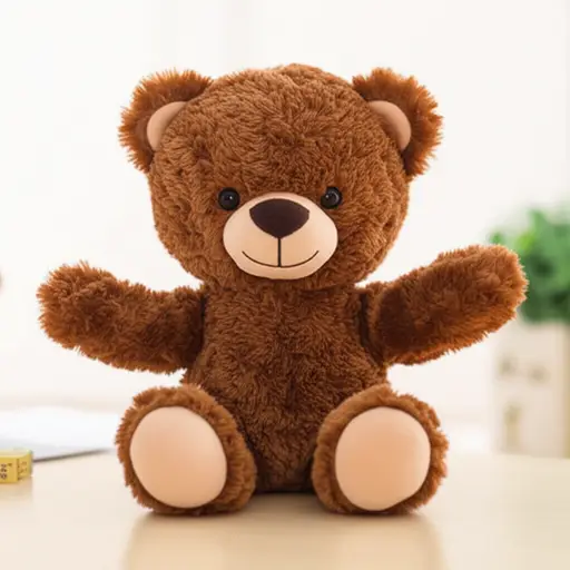 这个小玩具熊真可爱。