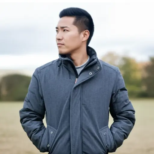 他把手深深地插进口袋。