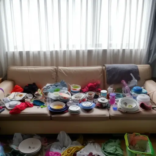 我不在的时候，就没人做家务了。