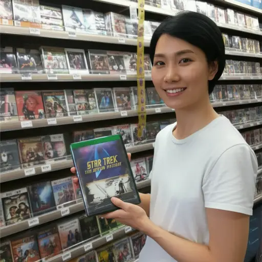 现在我可以买《星际迷航：电影》的 DVD 了。