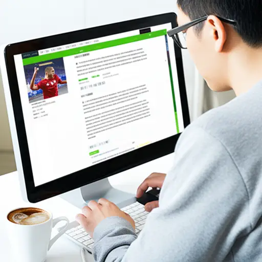 他写了一个关于足球的博客。