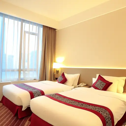 酒店房间虽小但非常舒适。