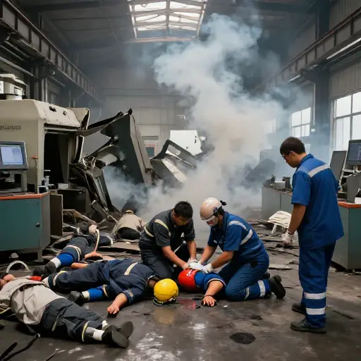 预计工业事故中的受伤人数将会很高。