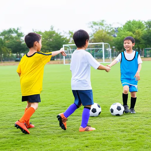 你想和我们一起踢足球吗？