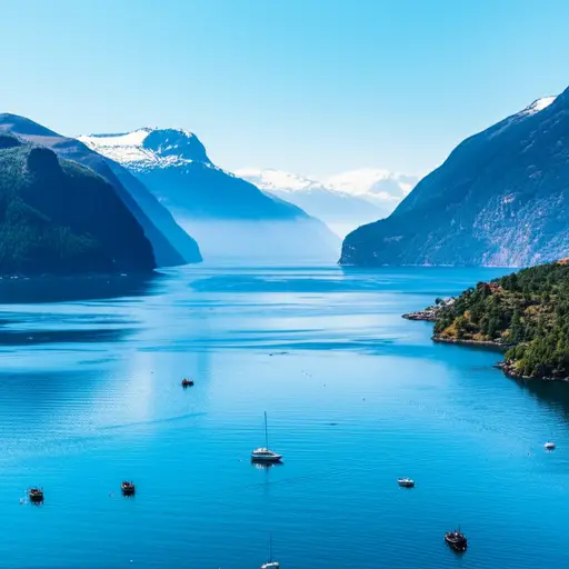 我们游览了挪威的西海岸。