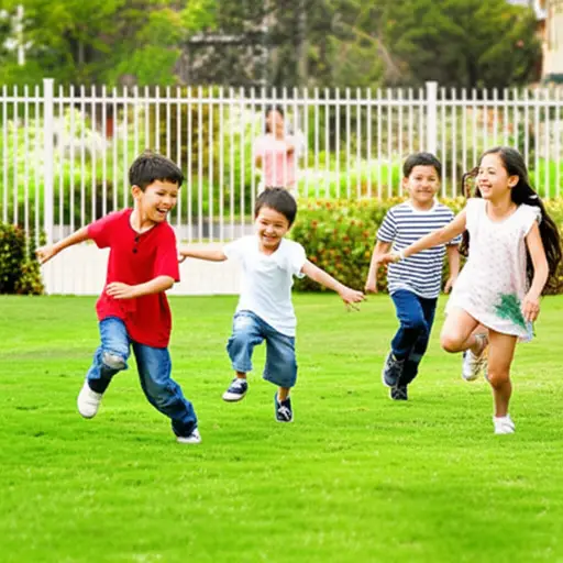 请确保孩子们在花园里玩耍是安全的。