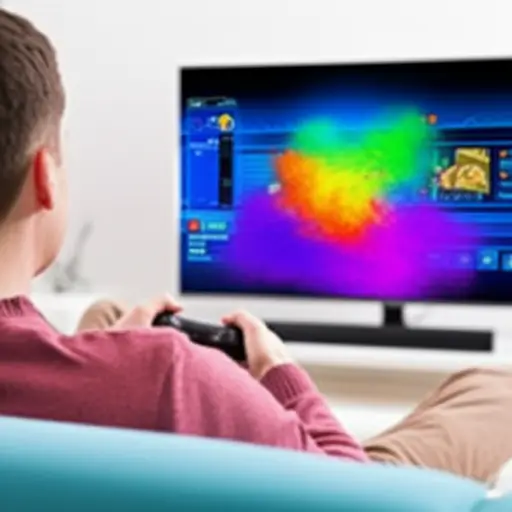 这个新的电子游戏很有趣。