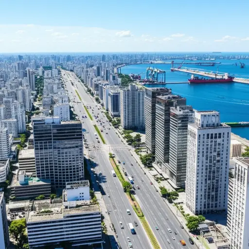 巴西的东南部经济强劲。