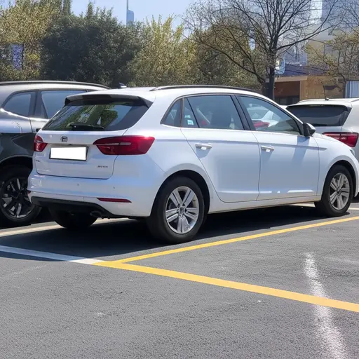 有些司机不擅长平行停车。