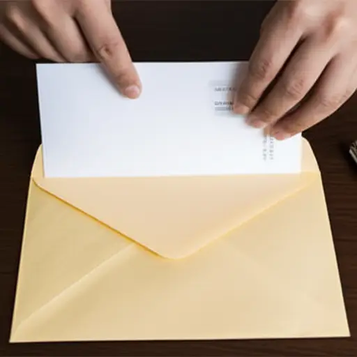 请查收我随信附上的文件。