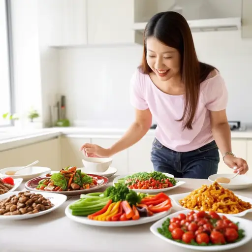 她做了一顿非常棒的晚餐。