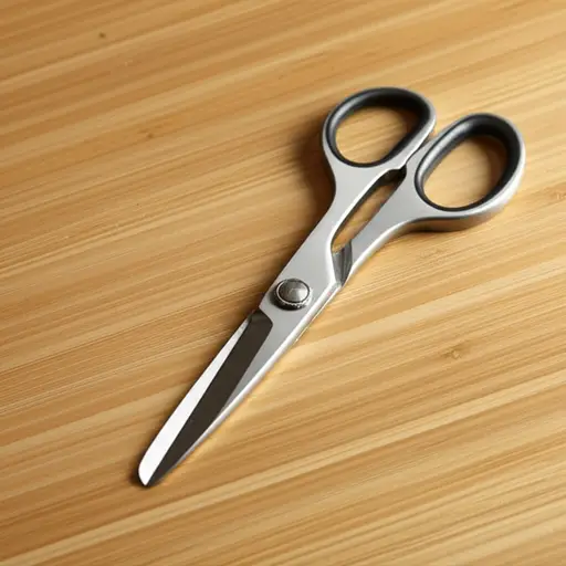 这把剪刀很锋利，小心点。