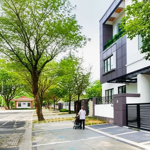 我们的新家在一个非常安全的社区。