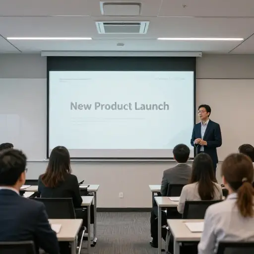公司宣布了即将到来的产品发布会。