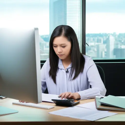 她每年赚10万美元。