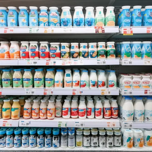 这个品牌提供二十多种不同口味的酸奶。