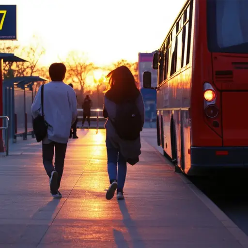 我们需要快点行动，否则会错过公交车。