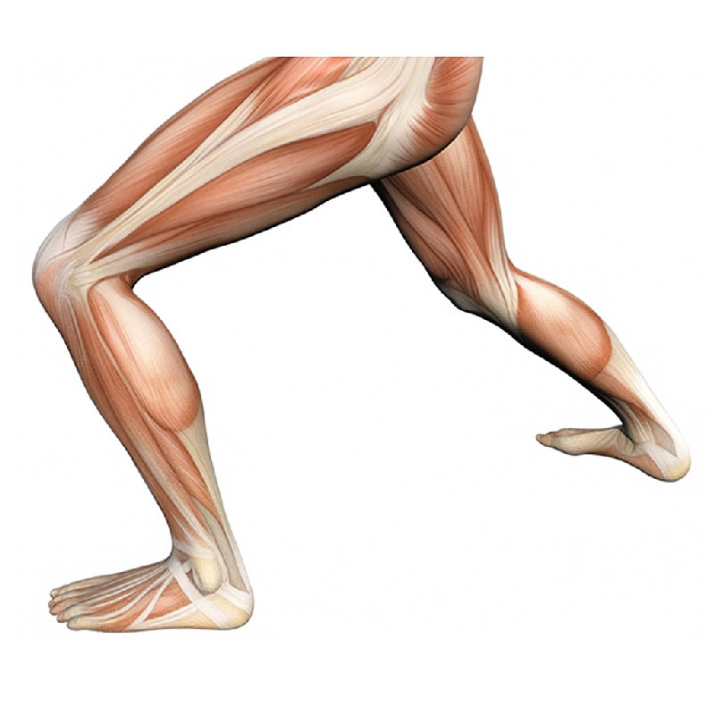 强健的肌腱对腿部发力至关重要。