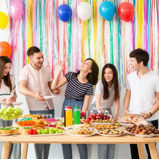 他们已为派对做好了一切安排。