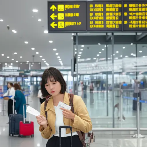 我不得不换乘两次飞机才能到达这里。