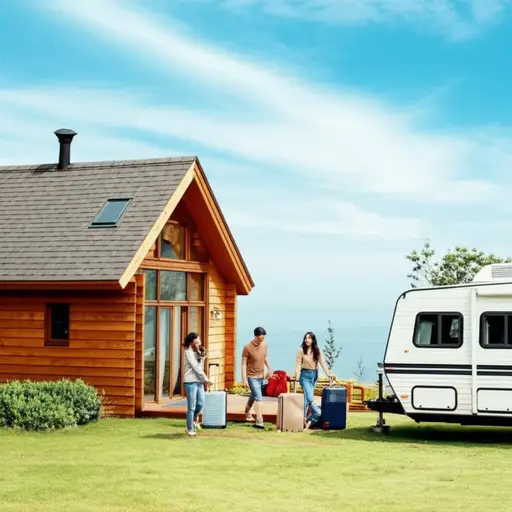 我们年复一年地在缅因州租同一栋房子度假。