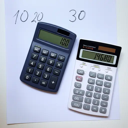 通过求和并除以数量来计算平均值。