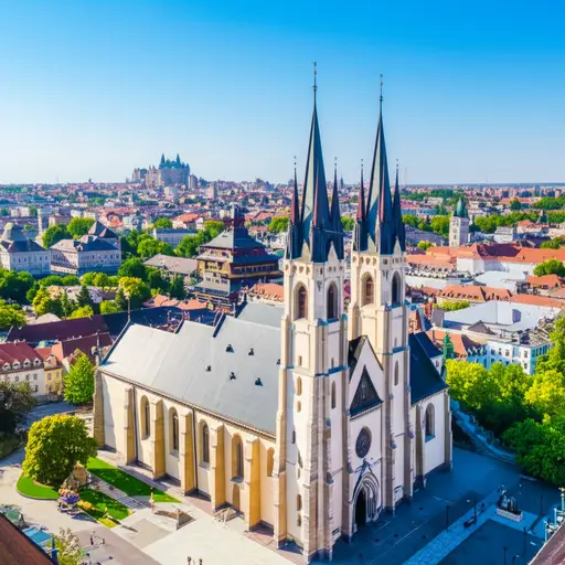 我认为，首先我们应该参观我们的首都，因为它有许多古老的塔楼、城堡和教堂，你必须看看。