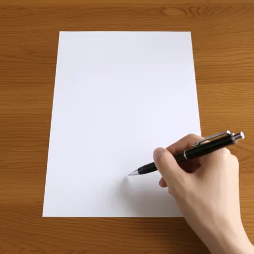 请只在纸的一面上写字。