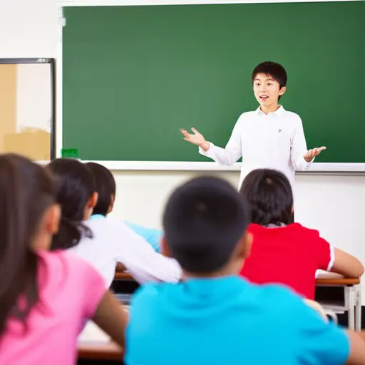 他告诉我们关于他的学校等等。