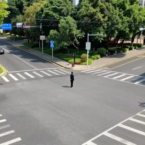 在路口，请走左手边的路。