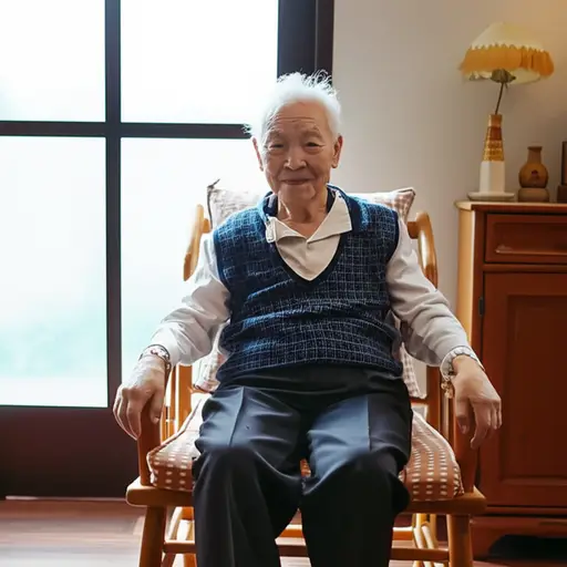 据说他已经超过一百岁了。