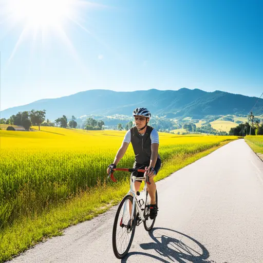 这次自行车旅行给了我一个在欧洲参加比赛的机会。
