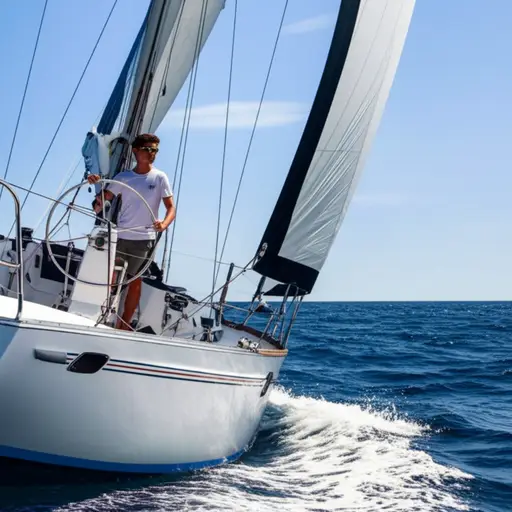 我学会了如何驾驶帆船。