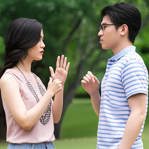 许多失聪人士使用手语进行交流。