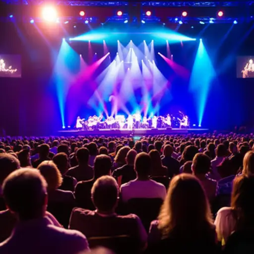 他们在音乐会上度过了一段美好时光。