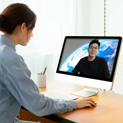 我们现在可以立即与世界另一边的人沟通。