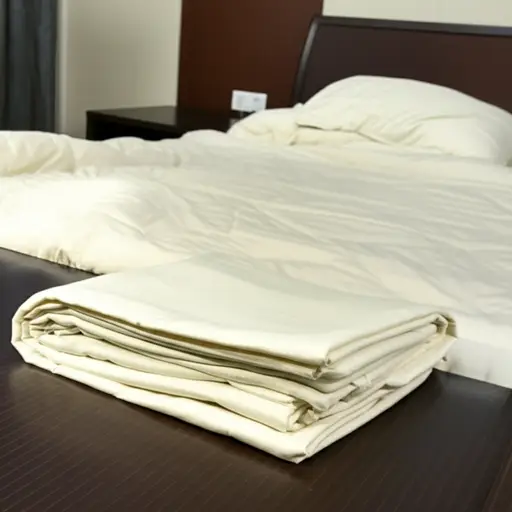 请换掉床上的床单。