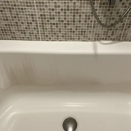 这个浴缸需要清洗一下。