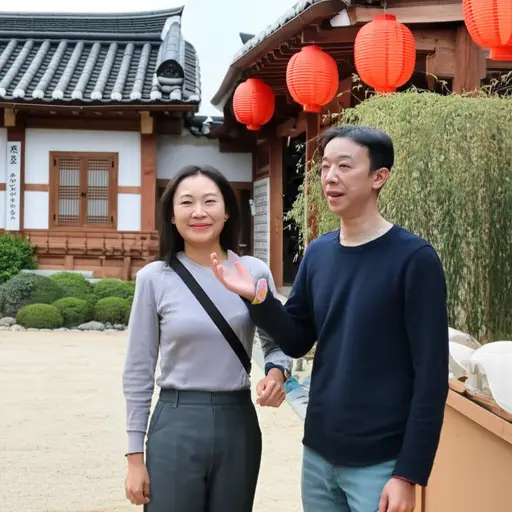 等你来这里，我会告诉你关于韩国文化的事情。