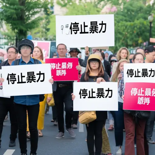 他们呼吁结束暴力。