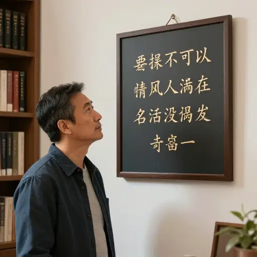 他忠实于他的座右铭。