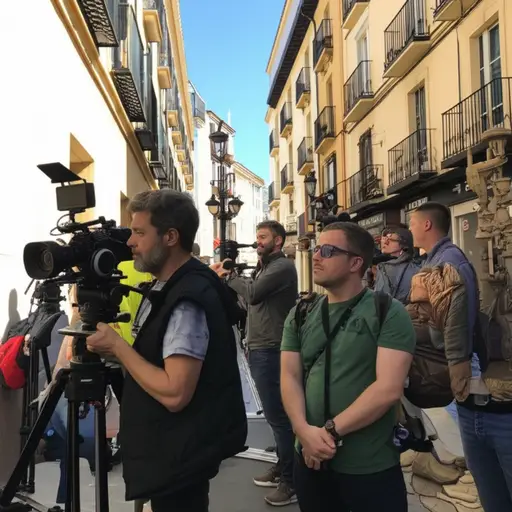 他们在西班牙拍摄了一周。