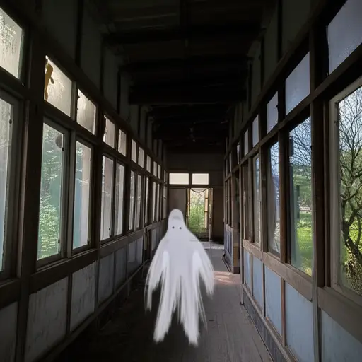 据说这个地方有一个鬼出没。