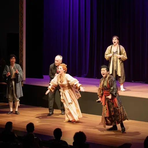 这出戏的最后一幕是最戏剧性的。